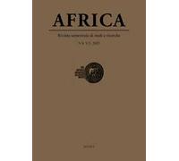 Africa. Rivista semestrale di studi e ricerche. Nuova serie (2023). Vol. 1
