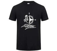 Africa Twin Men T-Shirt Tops Short Sleeve Motorcycle T Shirts Tees Cotton Black XL