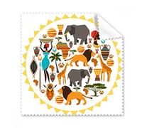 Africa Wild Animals Wildlife African Savanna Lion occhiali panno di pulizia Gift Phone Screen Cleaner 5PCS