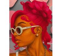 African American 8.5 X 11 Inch Notebook | Journal 120 Lined Pages for Women: Fly Girl