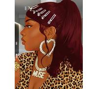 African American 8.5 X 11 Inch Notebook | Journal 120 Lined Pages for Women: Muse