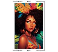 African American Black Business Content Creator: ABC 6x9 Blank 200 Pages Notebook Journal