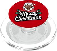 African American Mrs Claus Christmas Black Xmas Party PopSockets PopGrip per MagSafe
