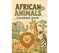 African Animals: Coloring Book