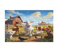 African Animals Puzzle Per Adulti 1000 Pezzi Difficile Puzzles in Legno Impegnativo Gioco Preciso A Incastro Gioco Educativo Sfida Giocattolo (75×50cm)