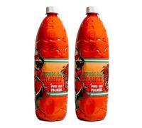 African Beauty pure red palmoil olio di palma rosso in bottiglia da 1 L x 2 pezzi = 2000 ml