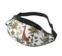 African Bush Animals Borsa a tracolla Runner Piccolo Corsa Sportivo Sottile Alla moda Per Jogging Escursionismo Donna