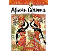 African Glamour Coloring Book