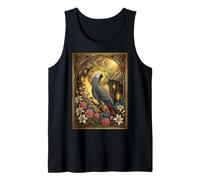 African Grey Parrot Coquette Cattolico Sacro Vintage Kitsch Canotta