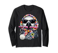 African Grey Parrot Granny Square Crochet Filato Uncinetto Maglia a Manica