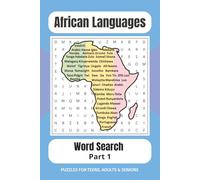African Languages Word Search Puzzle Book: Word Searches with Easy to Read Print about African Languages and more, Puzzles for Teens, Adults and ... | Gift for Vacations, Holidays and Free times