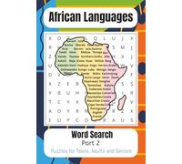 African Languages Word Search Puzzle Book: Word Searches with Easy to Read Print about African Languages and more | 6x9 inches, 110 pages | 50+ Puzzles - Gift for Vacations, Holidays and Free Times