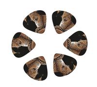 African Leopard on Rock Plettro per chitarra 12 plettri Moda Personalizzato Basso Pick Durevole Chitarra Elettrica Plettri Accessori per Strumenti per Ukulele Chitarra Elettrica Basso