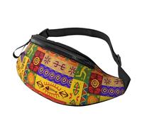 African National Patterns Stampa Uomini Donne Marsupio Pack Per Viaggi Escursionismo Ciclismo Corsa Storage Per Essentials