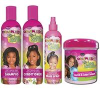 African Pride - Dream Kids Detangling Shampoo, Conditioner, Braid Spray & Set condizionatore da lasciare