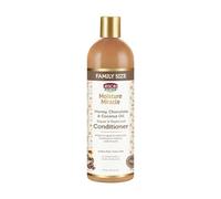 African Pride Moisture Miracle Balsamo per miele, cioccolato e olio di cocco, ripara e riempie l'umidità per avvolgimenti e ricci naturali, nutre e rigenera, senza solfati, non stinge, 473 ml