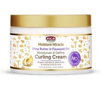African Pride - Moisture Miracle Crema con Burro di Karitè e Olio di Semi di Lino per Idratare e Definire i Capelli Ricci 340 g