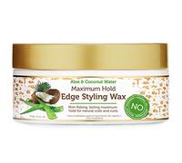 African Pride Moisture Miracle Maximum Hold Edge & Hair Styling Wax, arricchita con aloe e cocco, controlla i bordi mentre nutre e protegge dalla rottura, 170 g