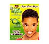 African Pride Olive Miracle Curls & Coils Texturizer-1 Kit