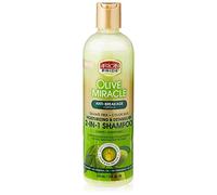 African Pride Olive Miracle - Shampoo e balsamo anti-rottura 2 in 1, 355 ml