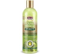 African Pride Olive Miracle Shampoo e Balsamo Anti-Rottura 2 in 1 per Capelli Ricci 355 ml