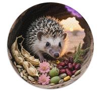 African Pygmy Hedgehog 1000 Tessere Animal Puzzle Classico Intrattenimento Creativo Festa Aziendale Regalo Per Adulti E Bambini Da 14 Anni E Più 1000pcs (67.5x67.5cm)