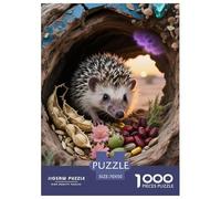 African Pygmy Hedgehog Jigsaw Puzzle Impossibili 1000 Pezzi Decorazione Per La Casa. Giochi Rilassamento E Intelligence Per Adulti E Ragazzi Da 14 Anni 70x50cm/1000pcs