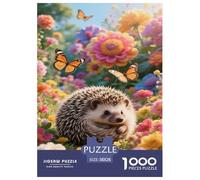 African Pygmy Hedgehog Jigsaw Puzzle Impossibili 1000 Pezzi Decorazione Per La Casa. Giochi Rilassamento E Intelligence Per Adulti E Ragazzi Da 14 Anni 38x26cm/1000pcs