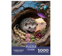 African Pygmy Hedgehog Jigsaw Puzzle Impossibili 1000 Pezzi Decorazione Per La Casa. Rilassamento E Intelligence Per Adulti E Bambini Da 12 Anni 38x26cm/1000pcs