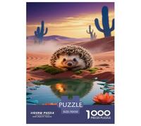 African Pygmy Hedgehog Jigsaw Puzzle Impossibili 1000Pcs Decorazione Per La Casa. Rilassamento E Intelligence Per Adulti E Ragazzi Da 14 Anni 70x50cm/1000pcs