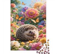 African Pygmy Hedgehog Puzzle Sfidare 1000 Puzzle Adulti, ArtePuzzle Decorazione Della Casa Idea Regalo Uomo E Donna 1000pcs (75x50cm)