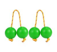 African Rattle Shaker, African Shaker Musical Instrument, 2 Pair ABS Hand Percussion Balls, Music Egg Double Gourd for Parties, Weddings, Shows, Cultural Sound, Sturdy and Compact