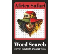 African Safari Word Search Book: Word Search Puzzle with Easy to Read Print about African safari, African animals | 6x9 inches, 110 pages | 50+ Puzzles... Gifts for vacation, Holidays and Free Times