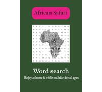 African Safari Word Search Puzzle Book: Word Searches with easy to read print about Africa, Safari, animals and more | 6x9 inches, 110 pages | 50+ ... for Vacations, Holidays and Free Timers
