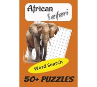 African Safari Word Search: Word Search Puzzle with Easy to Read Print about African safari, African animals | 6x9 inches, 110 pages | 50+ Puzzles... Gifts for vacation, Holidays and Free Times