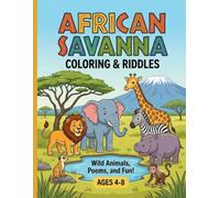 African Savanna: Coloring & Riddles