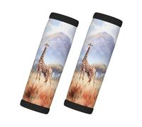 African Savanna Giraffe 2 pz neoprene bagagli maniglia avvolge per valigie borse porta zaino Gripper