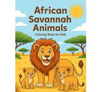 African Savannah Animals - Coloring Book for Kids