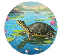 African Sideneck Turtle 1000 Tessere Wildlife Puzzle Classico Divertimento Esclusiva Amazon Regalo Per Adulti E Bambini Da 14 Anni E Più 1000pcs (67.5x67.5cm)