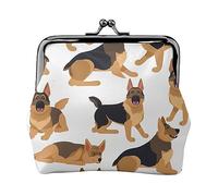 Africano A Righe Stampato Moneta Borsa Per Le Donne Del Raccoglitore Della Borsa Del Raccoglitore Dell'unità di elaborazione, Pastore tedesco, Taglia unica, Vintage