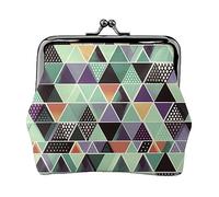 Africano A Righe Stampato Moneta Borsa Per Le Donne Del Raccoglitore Della Borsa Del Raccoglitore Dell'unità di elaborazione, Triangolo geometrico, Taglia unica, Vintage