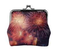 Africano A Righe Stampato Moneta Borsa Per Le Donne Del Raccoglitore Della Borsa Del Raccoglitore Dell'unità di elaborazione, Fuochi d'artificio cielo, Taglia unica, Vintage