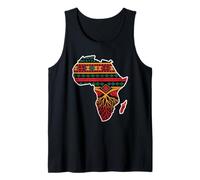 Africano Continente Tribale Modelli Radici Canotta