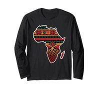 Africano Continente Tribale Modelli Radici Maglia a Manica