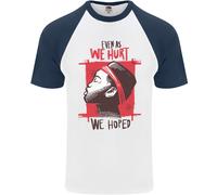 Africano Donna Uniforme When We Hurt We Hoped DA UOMO S/S Baseball T-Shirt