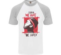 Africano Donna Uniforme When We Hurt We Hoped DA UOMO S/S Baseball T-Shirt