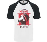 Africano Donna Uniforme When We Hurt We Hoped DA UOMO S/S Baseball T-Shirt