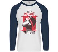 Africano Donna Uniforme When We Hurt We Hoped Uomo L/S Baseball T-Shirt