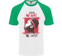 Africano Donna Uniforme When We Hurt We Hoped Uomo S/S Baseball T-Shirt