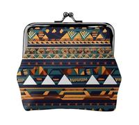 Africano Etnico Modello Stampa Vintage Pelle Cambiamento Borsa Elegante Piccolo Portamonete per le Donne Portamonete Portafoglio Mini